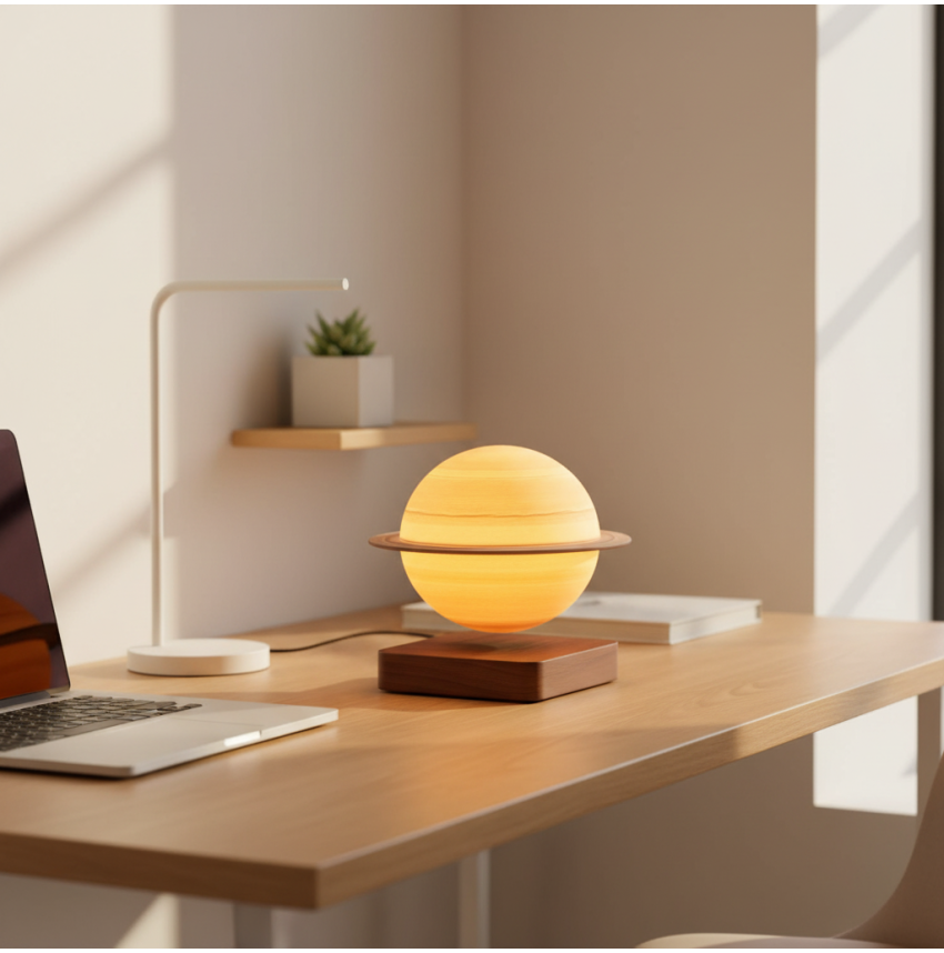 Lampe SATURNE lévitation