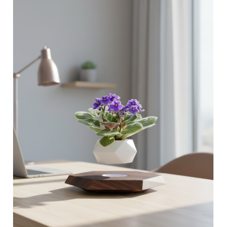 Pot lévitant plante intérieure Violette Africaine