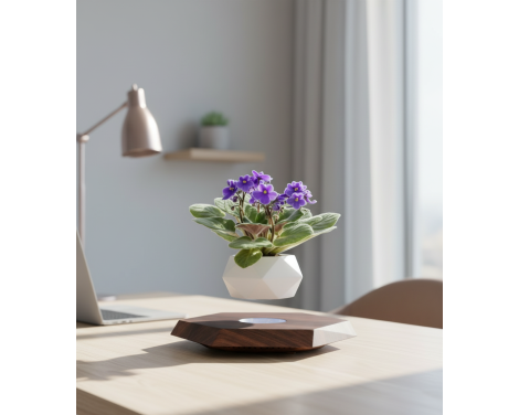 Pot lévitant plante intérieure Violette Africaine