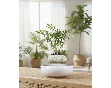 Pot lévitant plante intérieure Palmier miniature