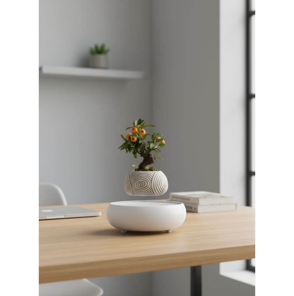 Pot lévitant plante intérieure Kumquat Décoratif